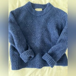 Everlane Diamond Stitch Cloud Crew